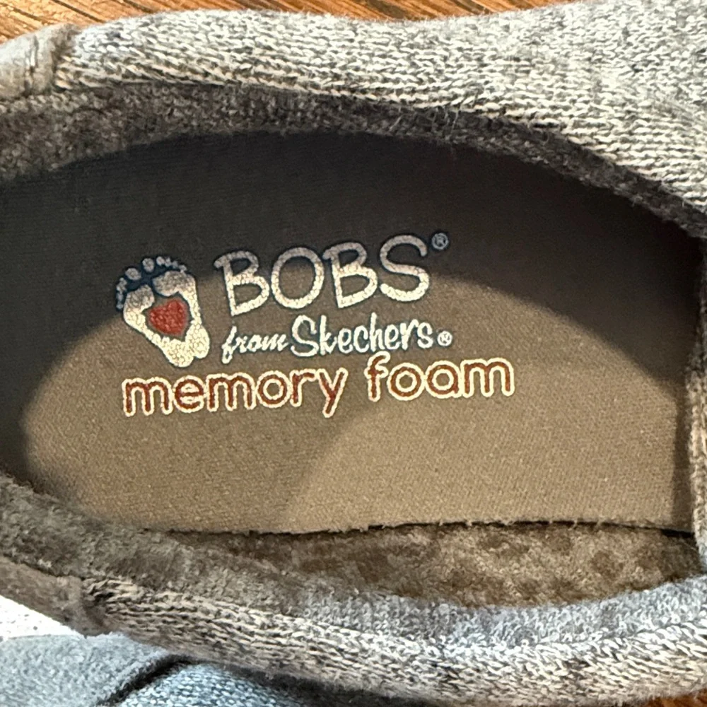 Bobs from Sketchers Skipper Beach Camp Sneakers in Gray/Black Size 8.5 - Picture 7 of 8